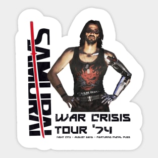 Samurai - War Crisis Tour - 2074 Sticker